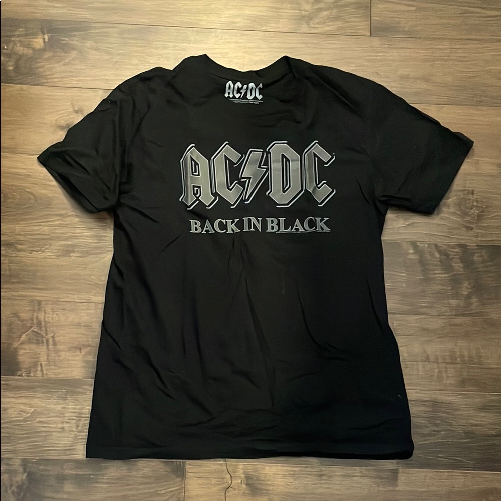 AC/DC Black Graphic T-Shirt for Men